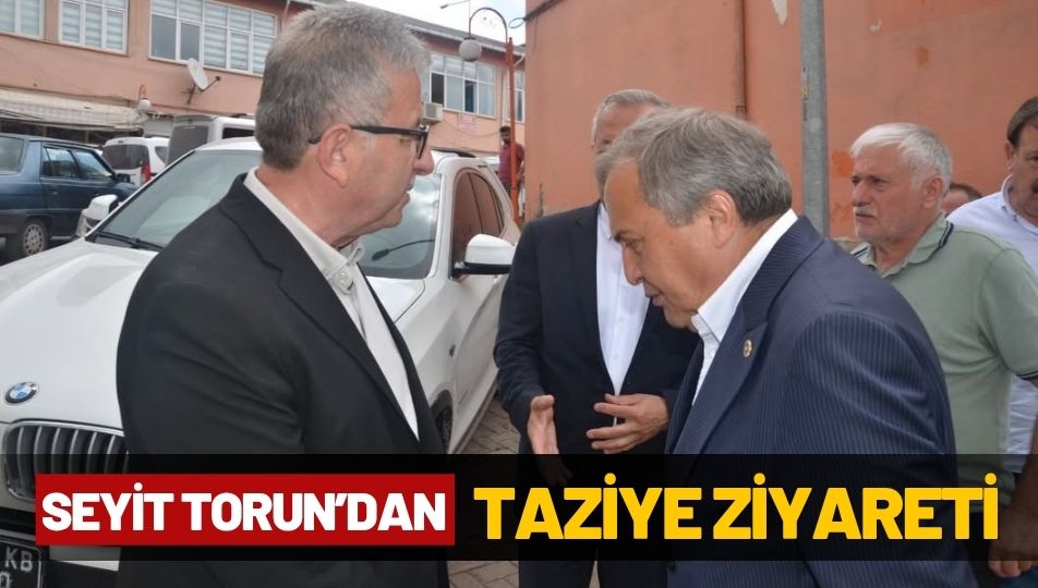 Seyit Torun'dan Korgan Belediye Başkanı Sait Korgan'a Taziye Ziyareti