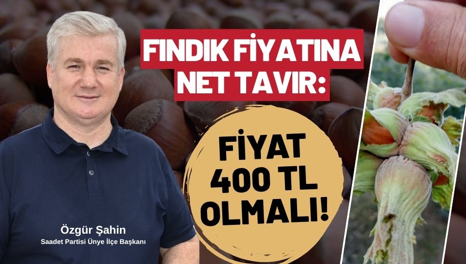 TMO Önünden Fındık Mesajı: Saadet Partisi'nden 