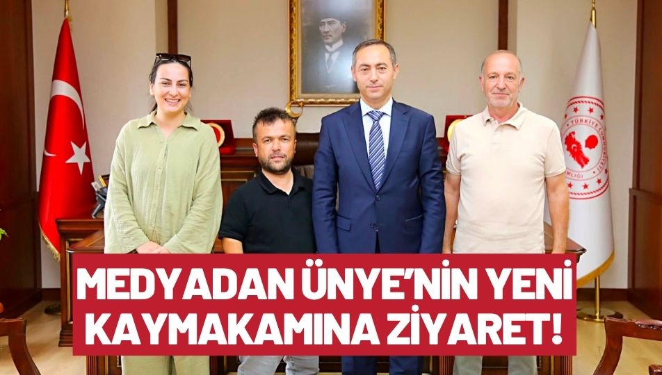 Yerel Basın Temsilcilerinden Kaymakam Kemal Yıldız'a Hayırlı Olsun Ziyareti