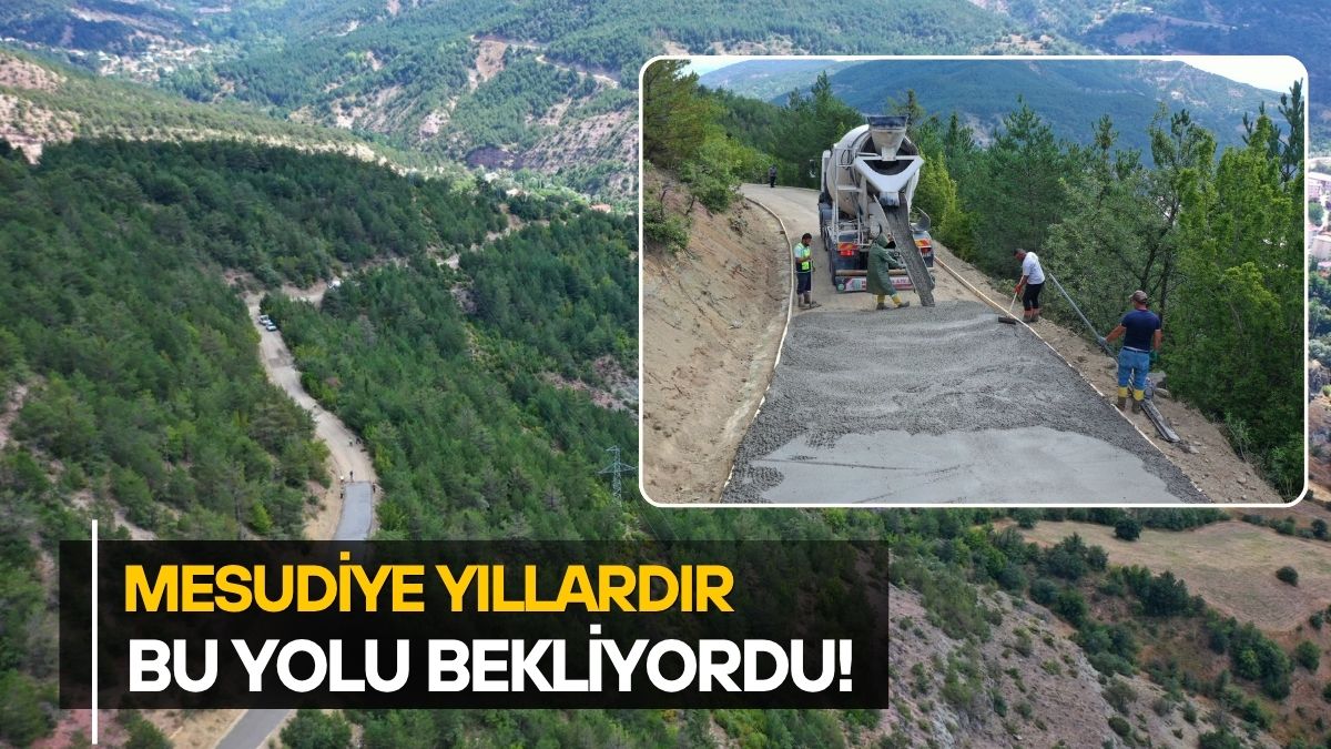 Mesudiye Maksutalan’da Yıllardır Beklenen Yol Çalışması Başladı